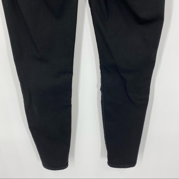 J. Crew 10" Highest-Rise Toothpick Jean in True Black Stretchy Size 28 - Picture 8 of 12